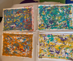 Childrens' paintings